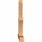Ekena Millwork Richland Timber Gable Bracket, Western Red Cedar, 96"W x 56"H x 5 1/2"D x 5 1/2"F, 14/12 Pitch GBW096X56X0606RIC00SWR - alternate 3